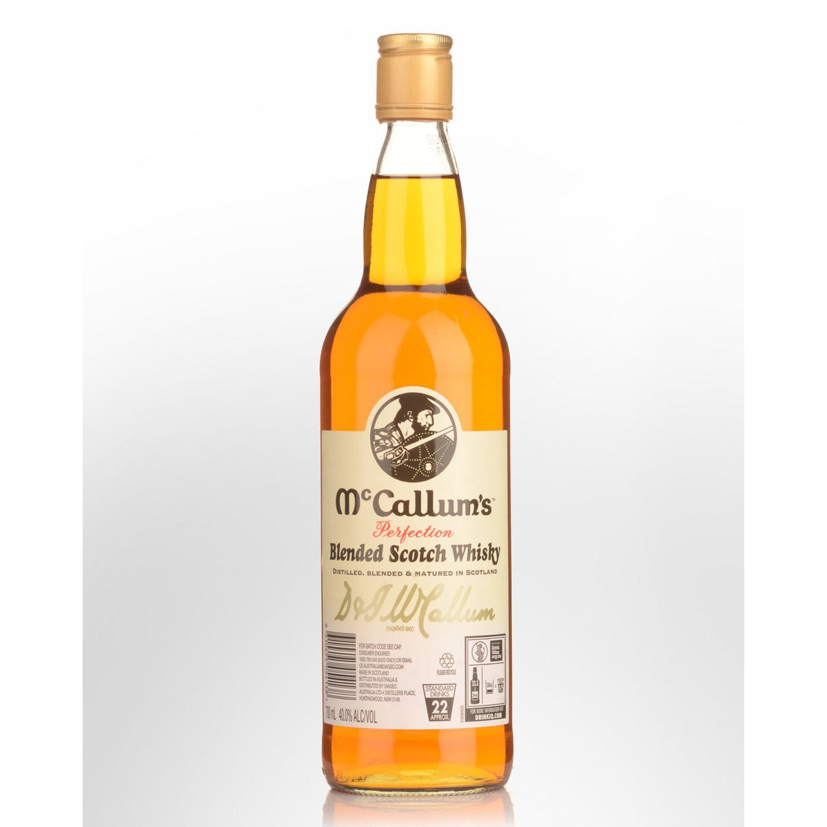 McCallums Perfection Blended Scotch Whisky 700ml