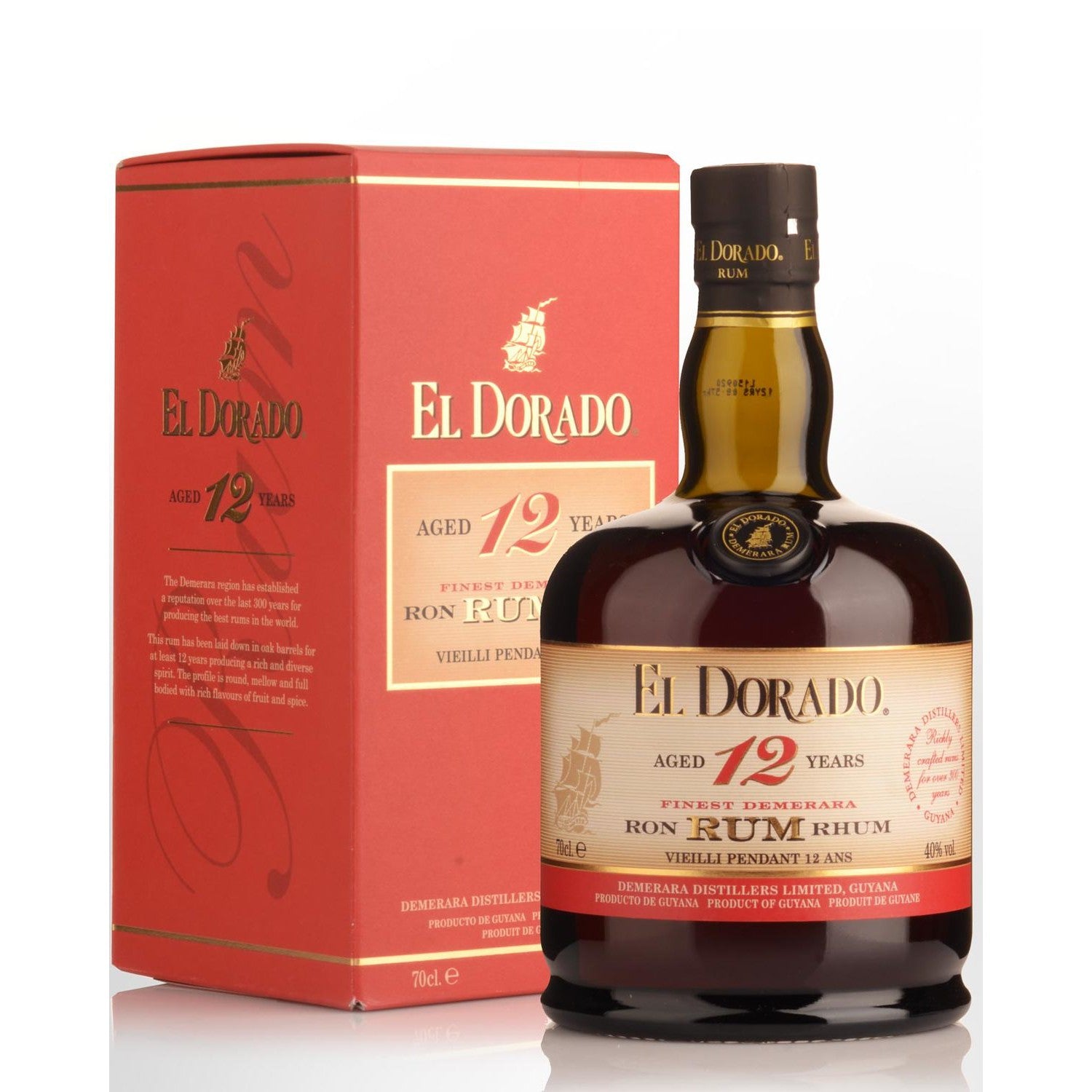 El Dorado 12 Year Old Rum 700ml