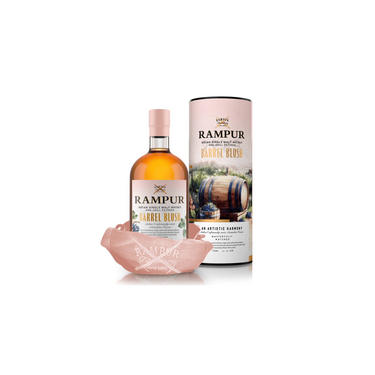 Rampur Barrel Blush Indian Single Malt Whisky 700ml