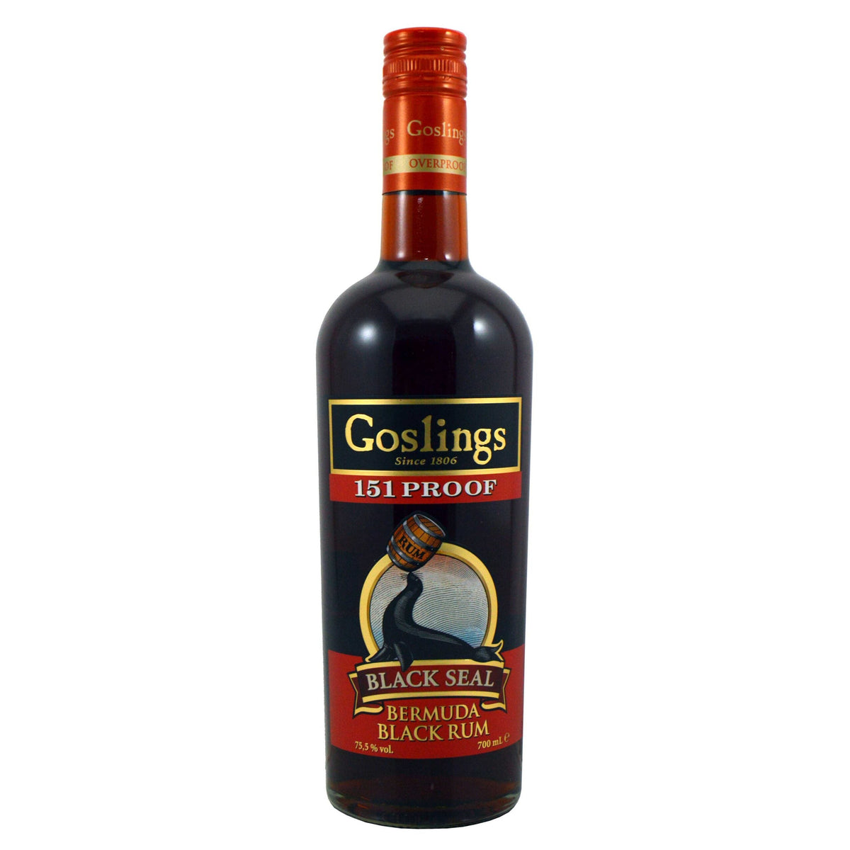 Goslings Black Seal 151 Proof Rum 700ml