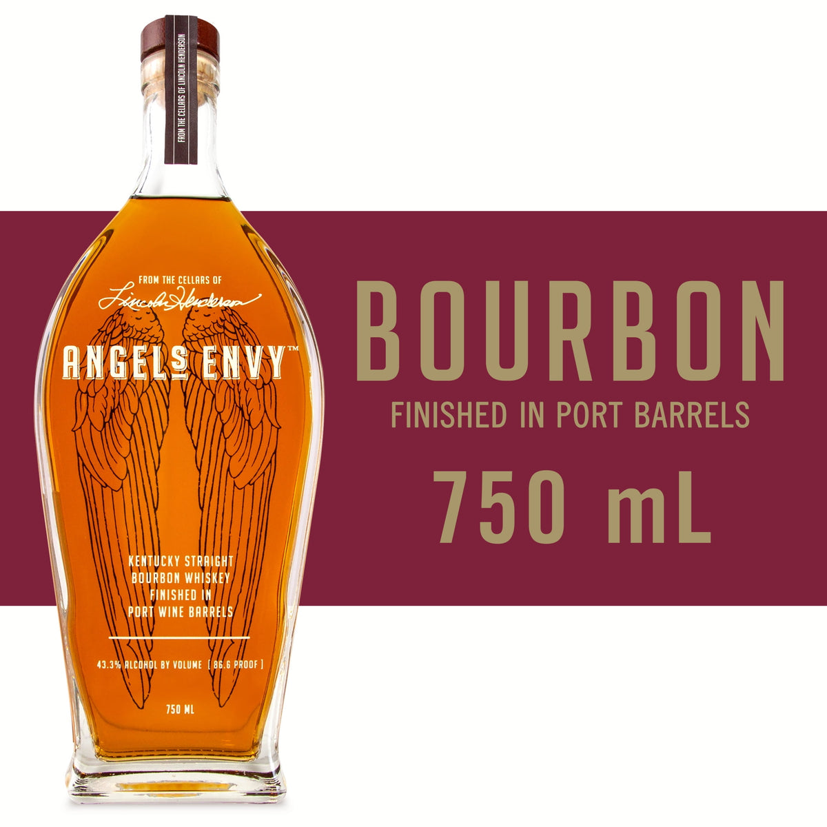 Angel's Envy Port Finish Kentucky Straight Bourbon Whiskey 700ml