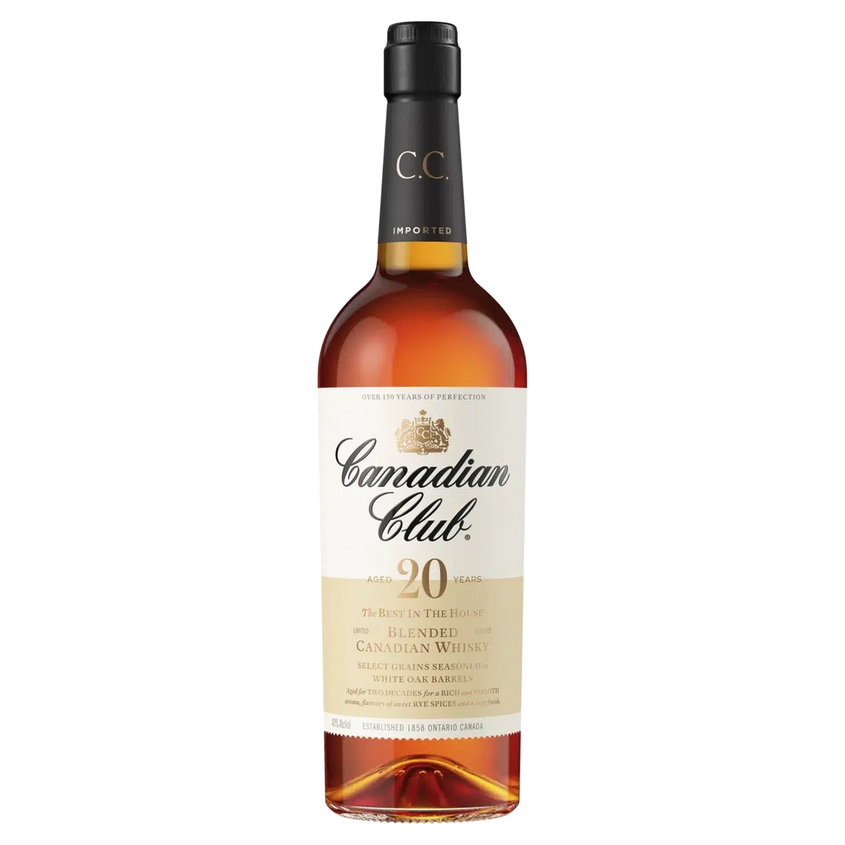 Canadian Club 20 Year Old Blended Whisky 750ml