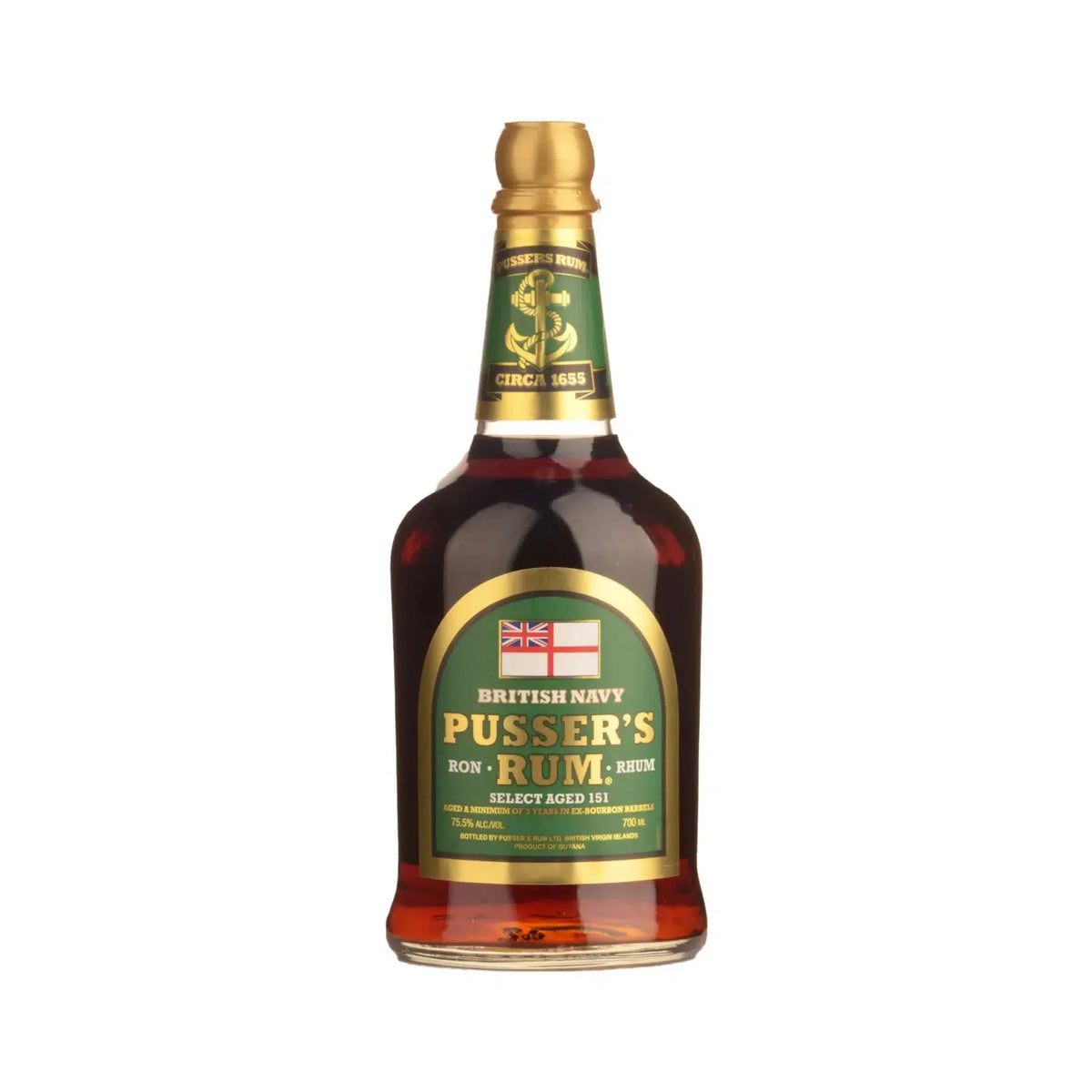 British Navy Pusser’s 151 Overproof Rum 700ml