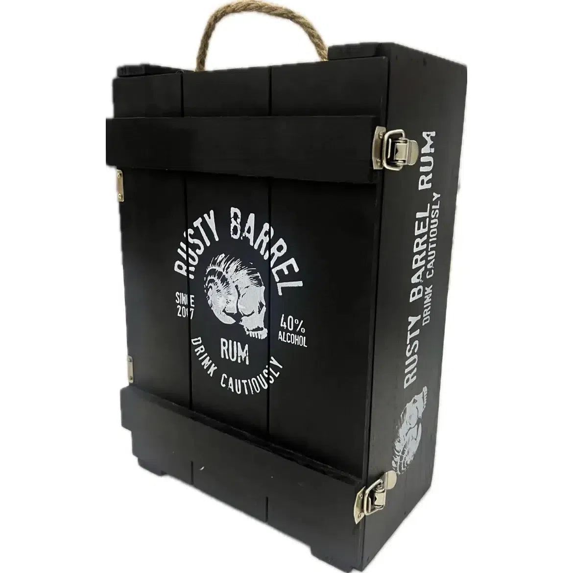 Rusty Barrel Spiced Rum Limited Edition Crate Gift Pack 700ml