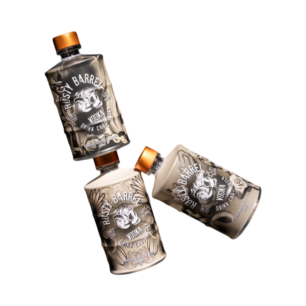 Rusty Barrel Limited Edition Tattoo Sleeves 100mlx3