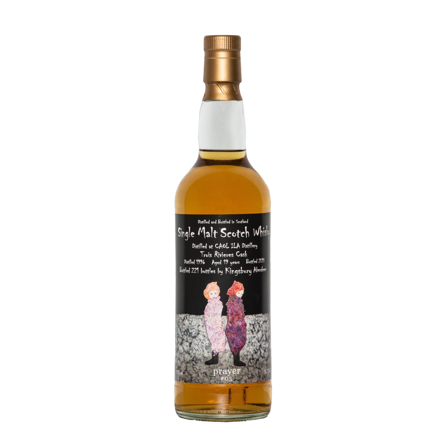 Caol Ila 1996 Prayer #3 19 Year Old Trois Rivieres Cask Single Malt Scotch Whisky 700ml