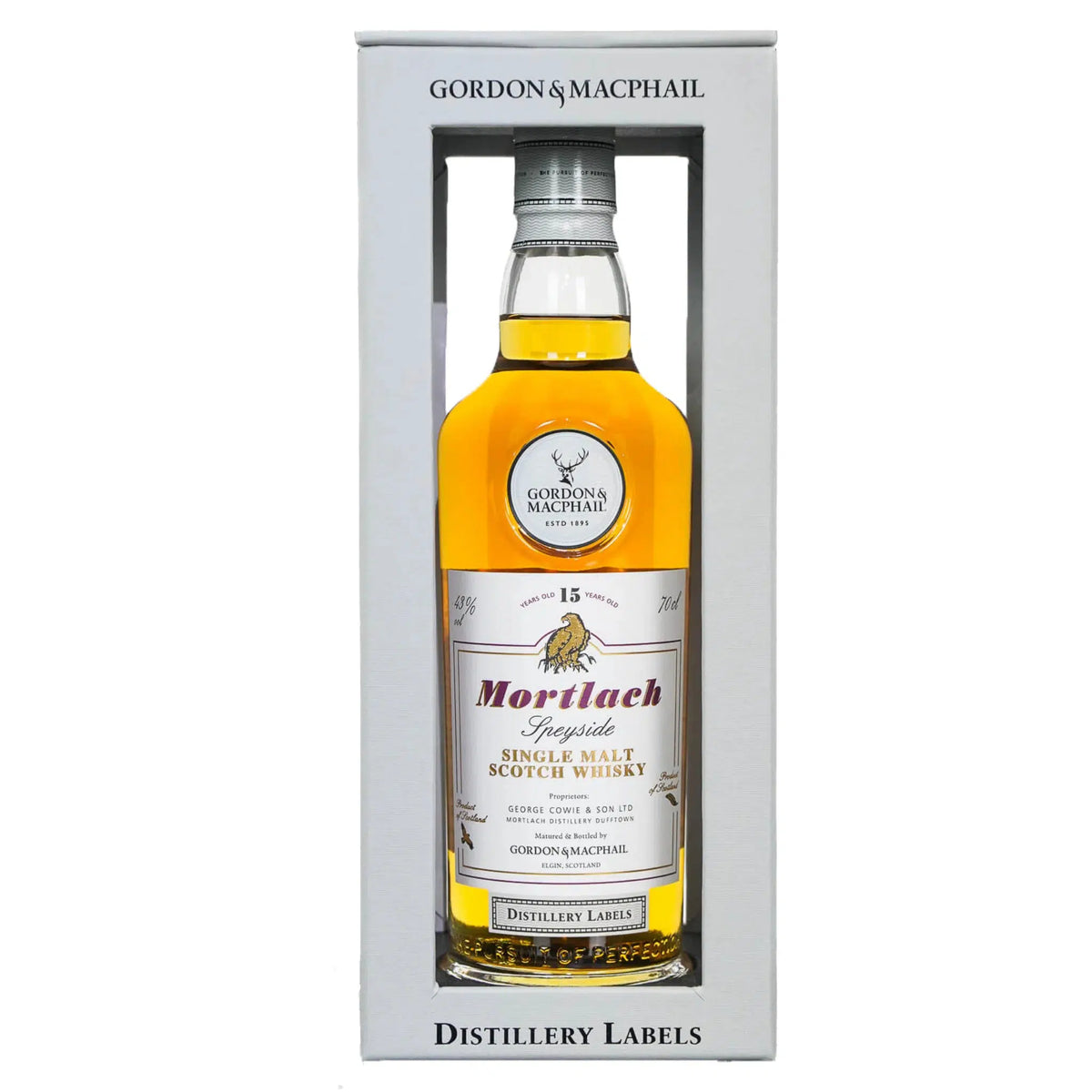 Gordon & Macphail Distillery Labels Mortlach 15 Year Old Single Malt Scotch Whisky 700ml