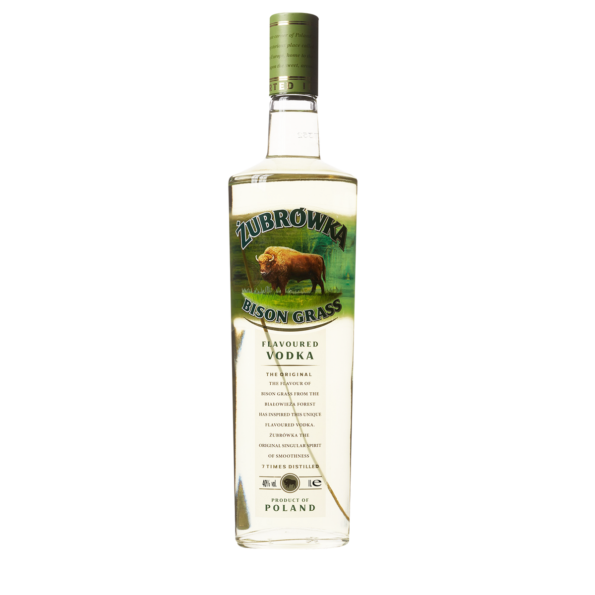 Zubrowka Bison Grass Flavoured Vodka 1L