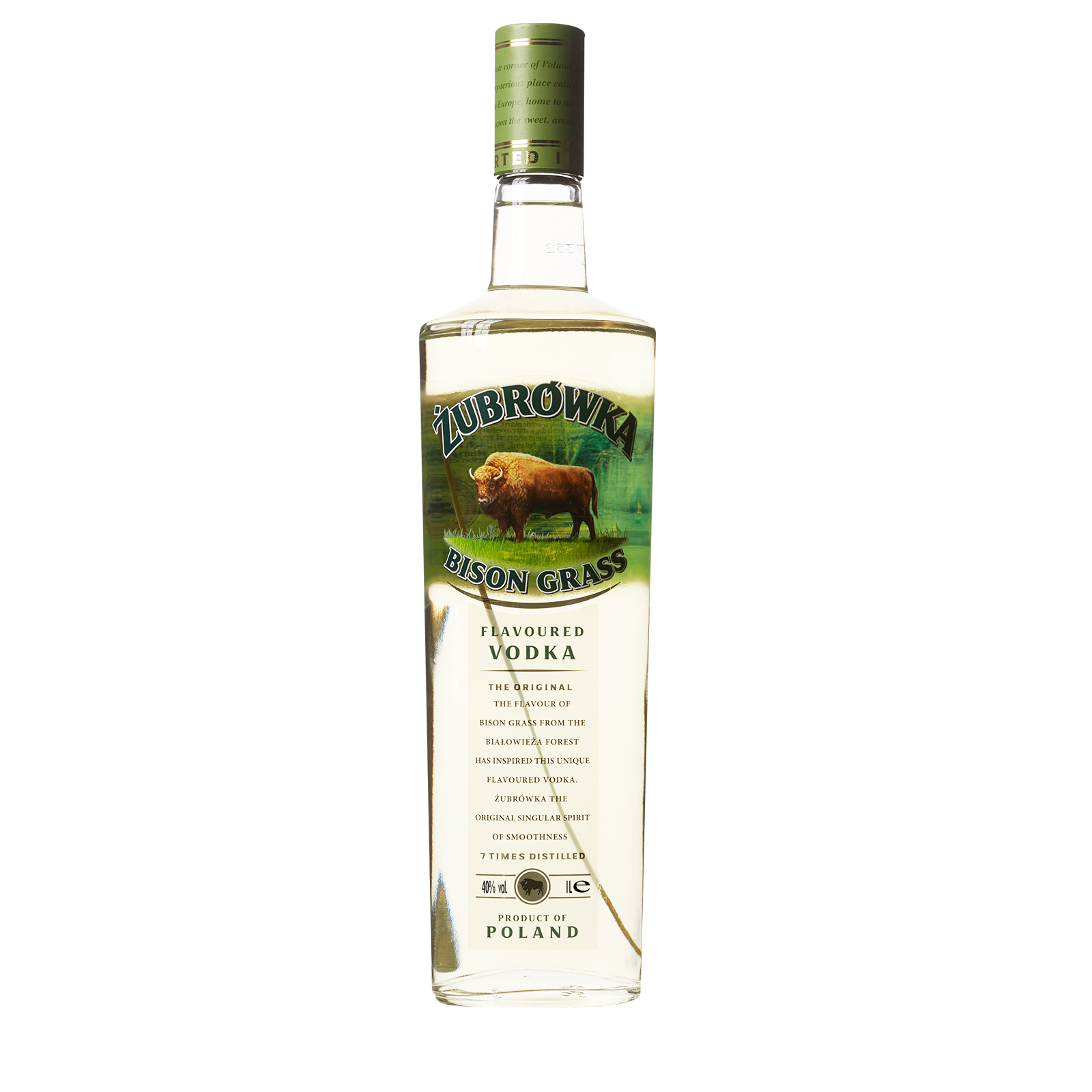 Zubrowka Bison Grass Flavoured Vodka 1L