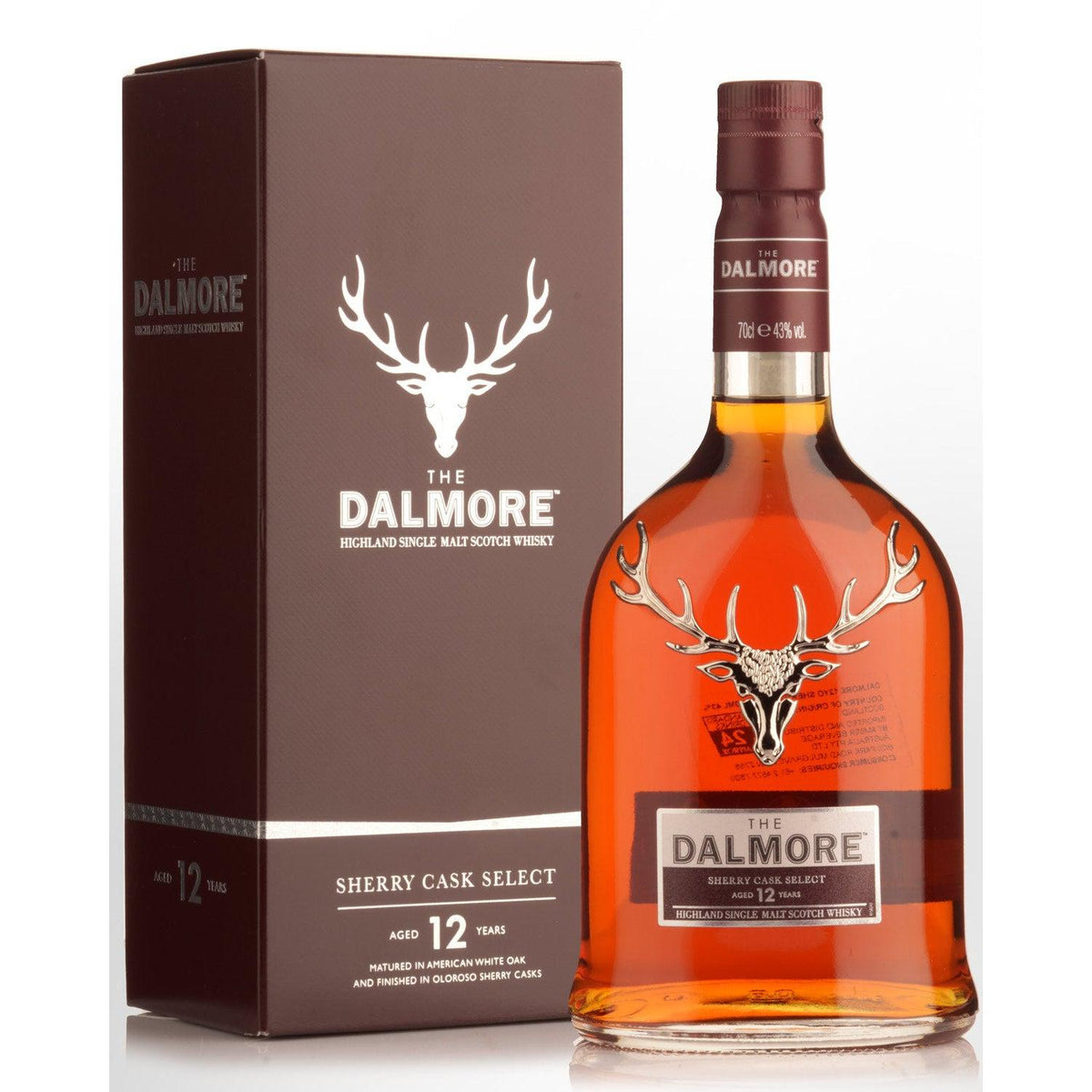 The Dalmore Aged 12 Years Sherry Cask Select Single Malt Scotch Whisky –  3brothersliquor