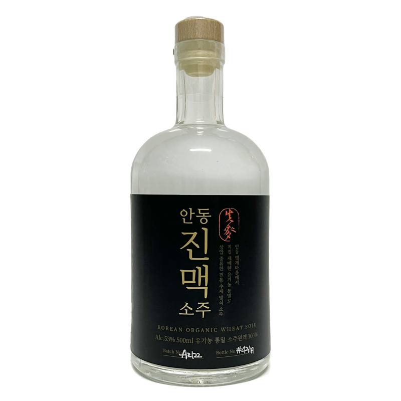 Jinmaek Organic Wheat Soju 53 500ml