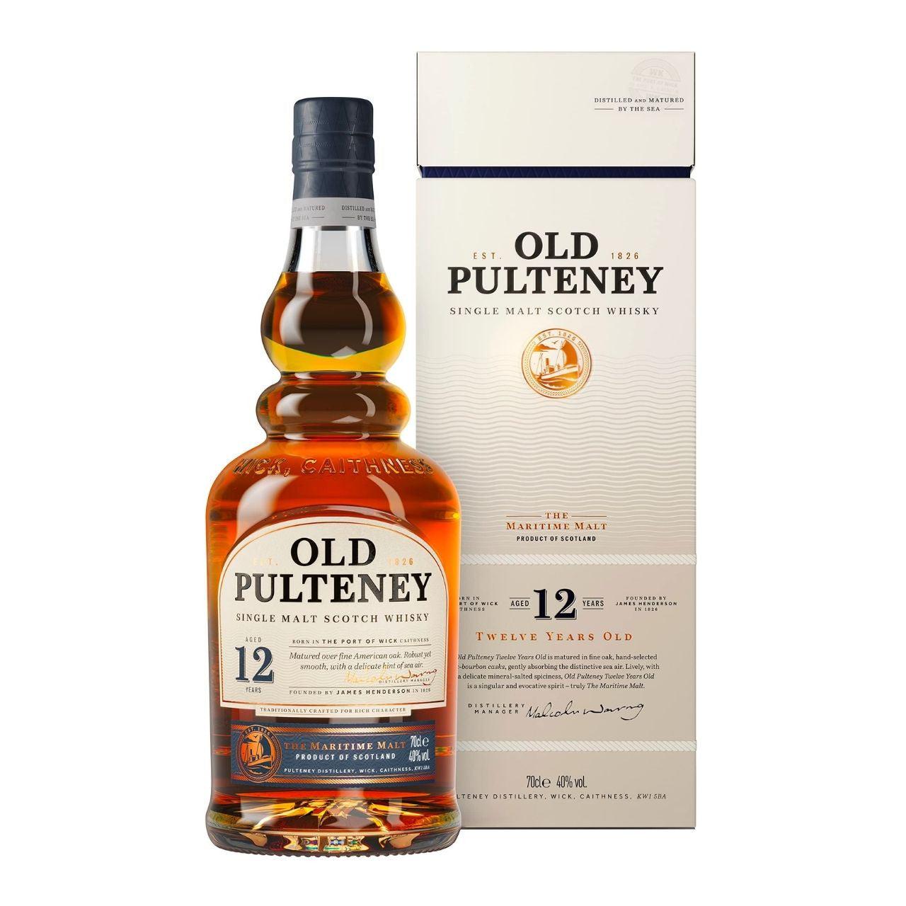 Old Pulteney 12 Year Old Single Malt Scotch Whisky 700ml