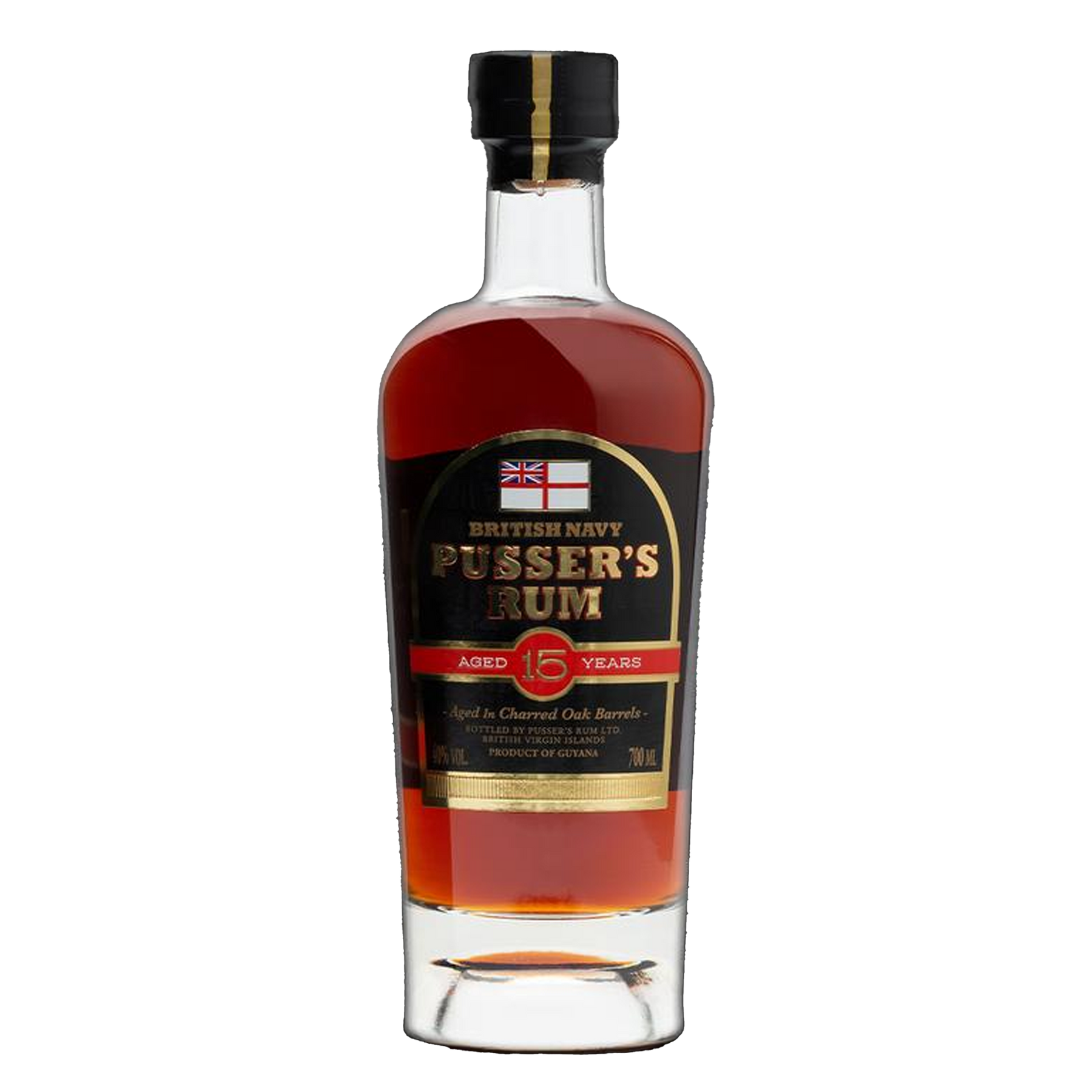 British Navy Pussers Rum 15 Year Old Navy Rum 700ml