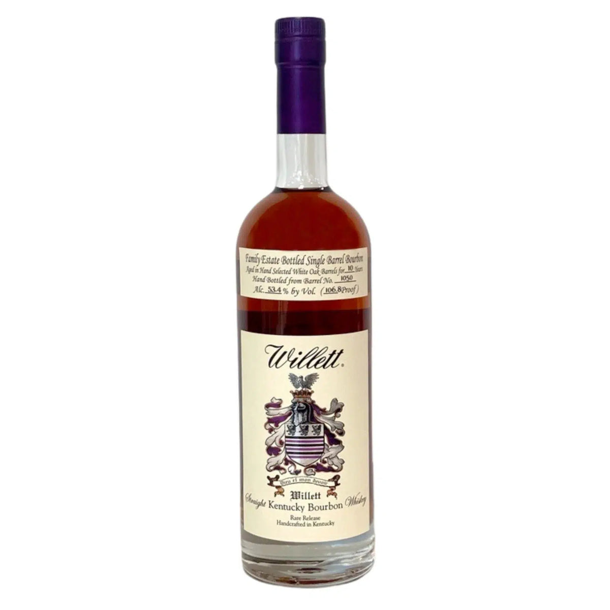 Willett Family Estate 10 Year Old Single Barrel Bourbon Cask No. 1050 53.4% 700ml