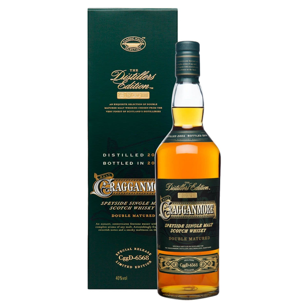 Cragganmore Distillers Edition Double Matured Single Malt Scotch Whisky 700ml